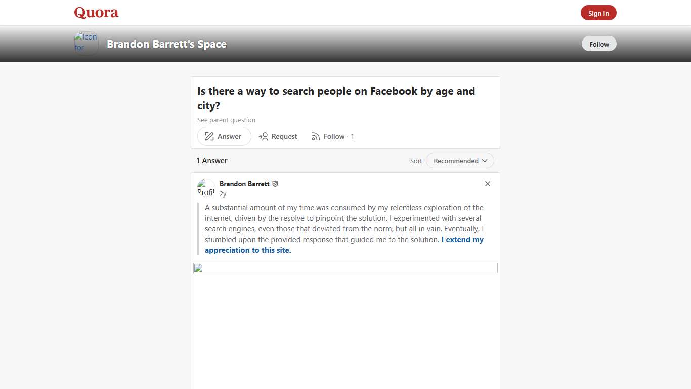 Is there a way to search people on Facebook by age and city? - Brandon Barrett's Space - Quora